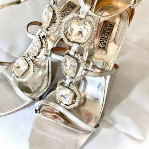 Badgley Mischka Pumps Electric / Metallic Size 8.